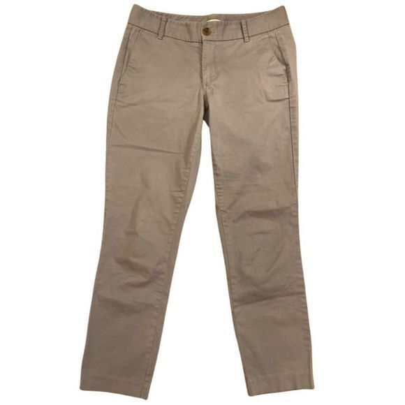 J Crew Khaki Pant - 4 khaki green , cotton spandex, - Picture 1 of 5
